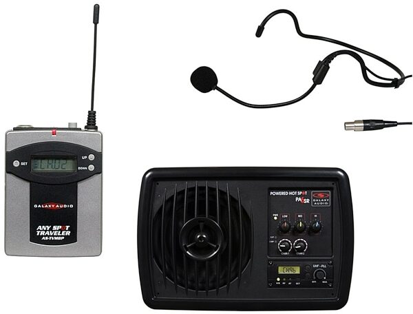 open zoom image for Galaxy Audio PA6SR Powered Hot Spot Personal Monitor with AS-HS Headset Microphone, Main