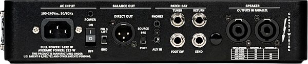 open zoom image for Gallien-Krueger Fusion 1200 Bass Amplifier Head (1200 Watts), New, Action Position Back