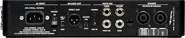open zoom image for Gallien-Krueger Fusion 1200 Bass Amplifier Head (1200 Watts), New, Action Position Back