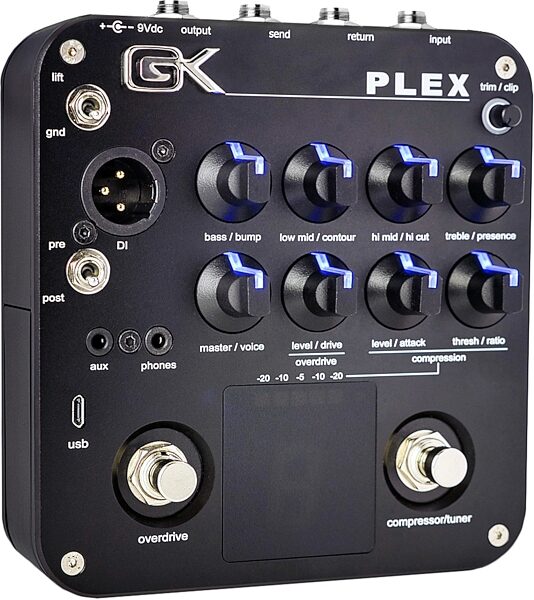 open zoom image for Gallien-Krueger Plex Preamp Bass Pedal, Open Box (Like New), Action Position Front