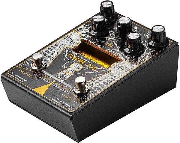 open zoom image for Gamechanger Audio Third Man Plasma Coil Octave Distortion Pedal, Action Position Back