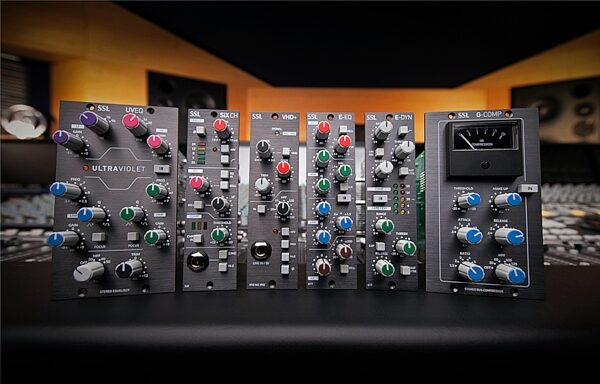 open zoom image for Solid State Logic SSL E-Dyn Mk2 E-Series 500-Series Dynamics Processor, New, Action Position Back