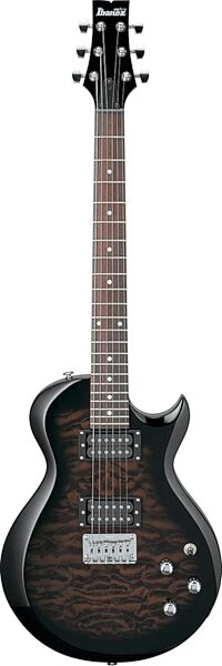 open zoom image for Ibanez GART50QA Electric Guitar, Transparent Black Sunburst