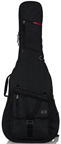 open zoom image for Gator Transit Series Acoustic Guitar Gig Bag, Charcoal, Main