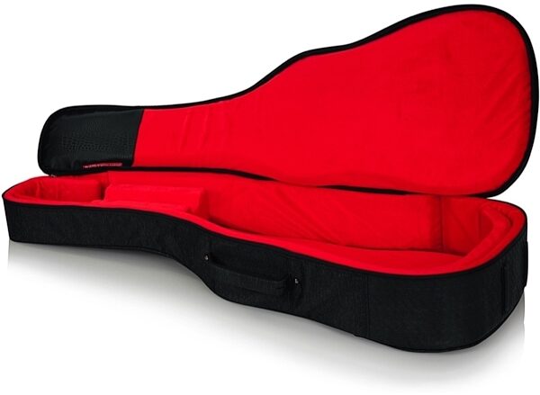 open zoom image for Gator Transit Series Acoustic Guitar Gig Bag, Charcoal, Alt4