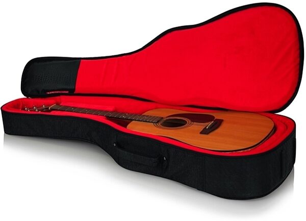 open zoom image for Gator Transit Series Acoustic Guitar Gig Bag, Charcoal, Alt5