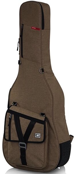 open zoom image for Gator Transit Series Acoustic Guitar Gig Bag, Tan, Alt2
