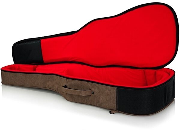 open zoom image for Gator Transit Series Acoustic Guitar Gig Bag, Tan, Alt6
