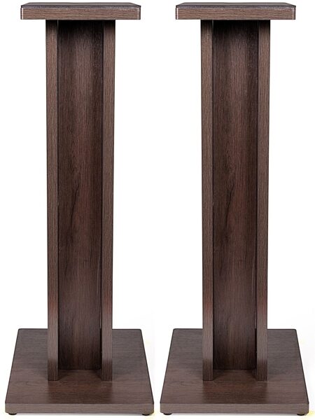open zoom image for Gator Elite Series Studio Monitor Stand, Pair, Brown, Main
