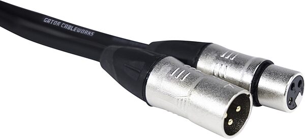 open zoom image for Gator Cableworks GCWB-XLR Backline XLR Microphone Cable, 20 foot, GCWB-XLR-20, Action Position Back