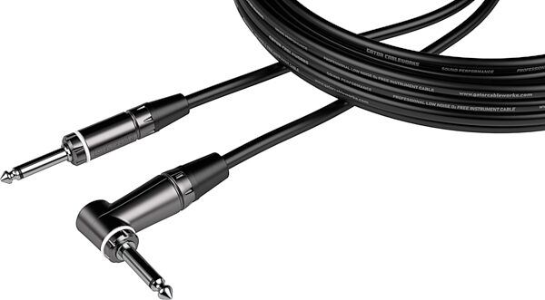 open zoom image for Gator Cableworks Composer Right-Angled Instrument Cable, 20 foot, Action Position Back