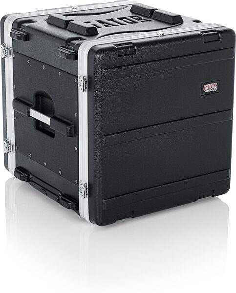 open zoom image for Gator GRR-10PLUS 10U Powered Rolling Rack, New, Action Position Back