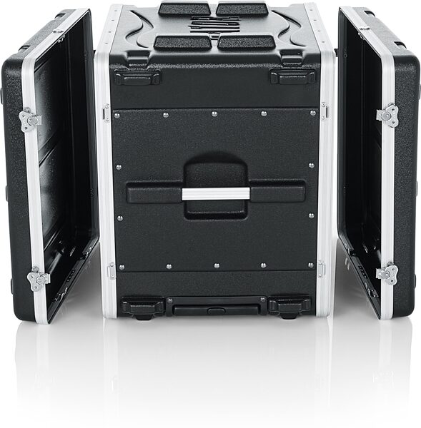 open zoom image for Gator GRR-10PLUS 10U Powered Rolling Rack, New, Action Position Back