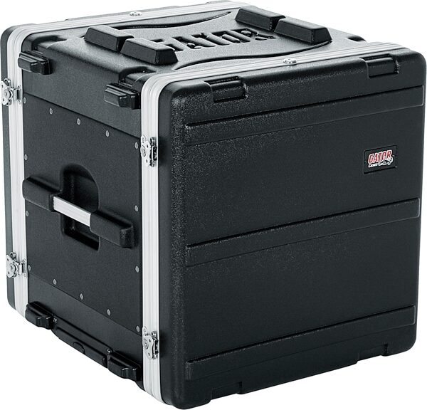 open zoom image for Gator GRR-10PLUS 10U Powered Rolling Rack, New, Action Position Back