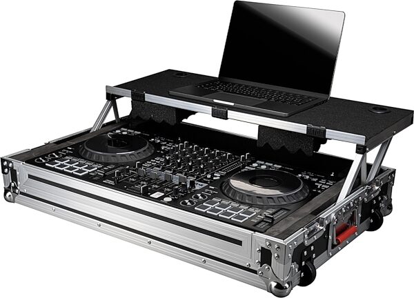 open zoom image for Gator GTOURDSPFLX10 Flight Case with Laptop Platform for DDJ-FLX10, New, Action Position Back