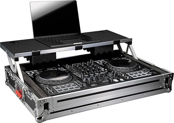 open zoom image for Gator GTOURDSPFLX10 Flight Case with Laptop Platform for DDJ-FLX10, New, Action Position Back