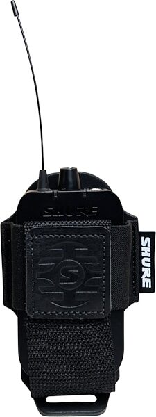 open zoom image for Shure by Gator Wireless Bodypack Transmitter Pouch, Black, Action Position Back