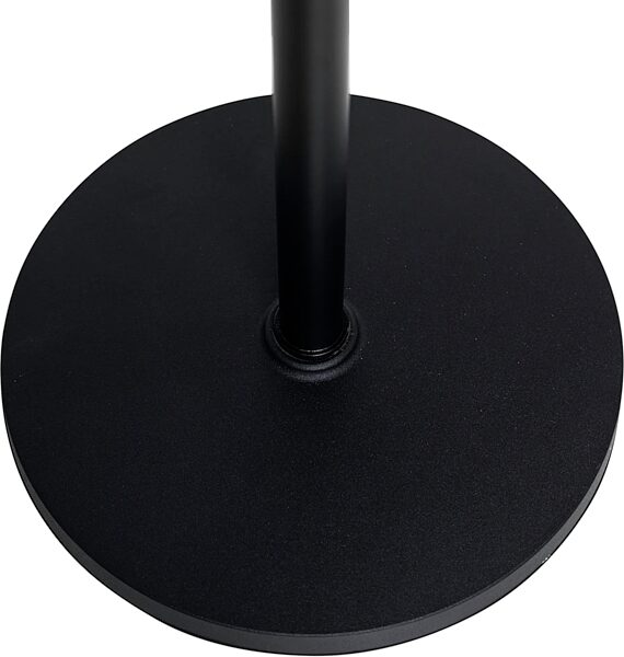 open zoom image for Shure by Gator Round Base Mic Stand, Black, 10 inch base, RBMICSTAND10, Action Position Back