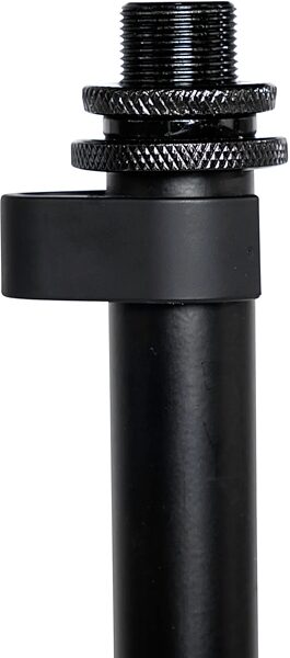 open zoom image for Shure by Gator Round Base Mic Stand, Black, 10 inch base, RBMICSTAND10, Action Position Back