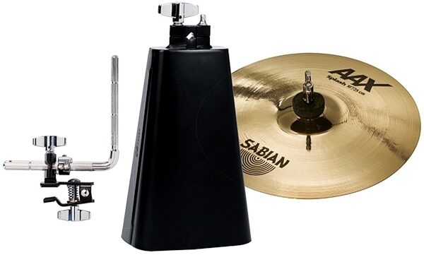 open zoom image for Gon Bops Rock Bell with V-Grip, Black
