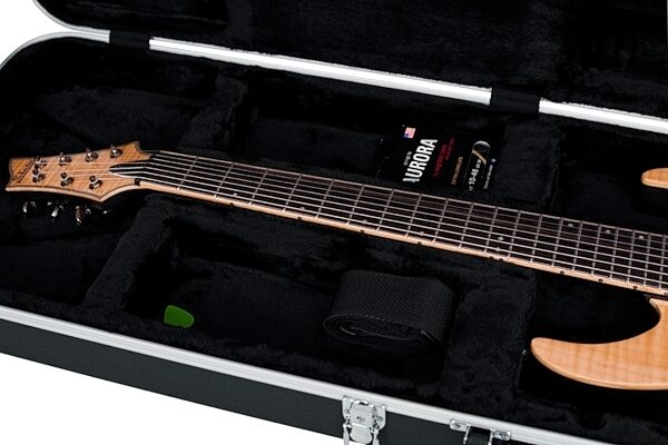 open zoom image for Gator GC-ELEC-XL Deluxe ABS Extra Long Fit-All Electric Guitar Case, New, View 7