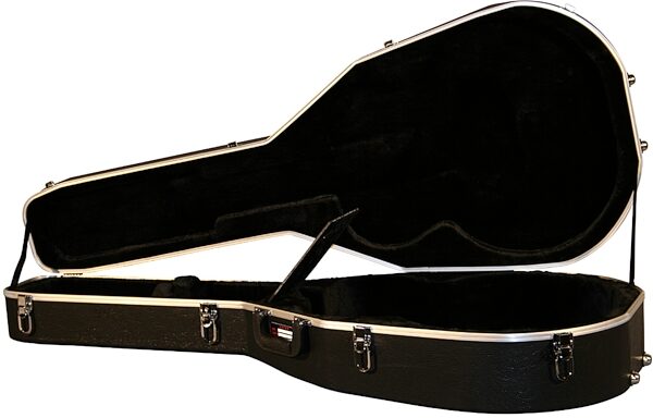 open zoom image for Gator GCJUMBO Deluxe ABS Jumbo Acoustic Guitar Case, New, Open