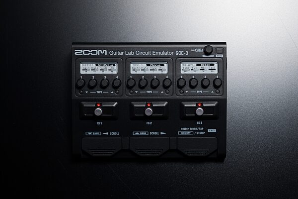 open zoom image for Zoom GCE-3 Guitar Lab Circuit Emulator Pedal USB Audio Interface, New, Action Position Front