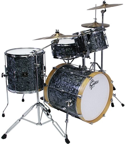 open zoom image for Gretsch Catalina Club 4-Piece Drum Kit, Black Marine