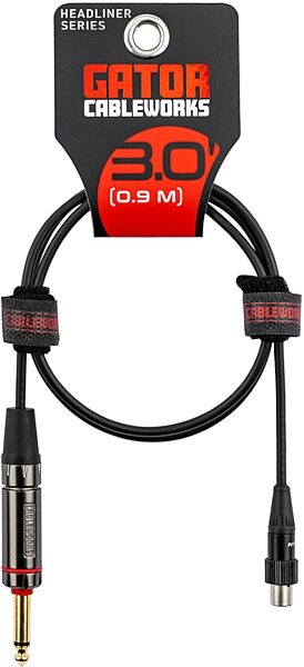 open zoom image for Gator GCWH-TA4F-3QT Wireless Instrument Cable, New, Action Position Back