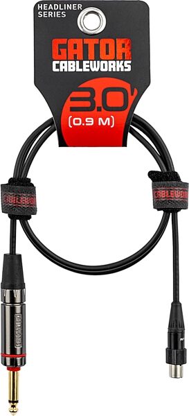 open zoom image for Gator GCWH-TA4F-3QT Wireless Instrument Cable, New, Action Position Back