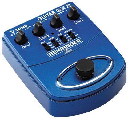 open zoom image for Behringer GDI21 V-Tone Guitar Amp Modeler Preamp and DI Pedal, Left