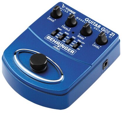 open zoom image for Behringer GDI21 V-Tone Guitar Amp Modeler Preamp and DI Pedal, Right