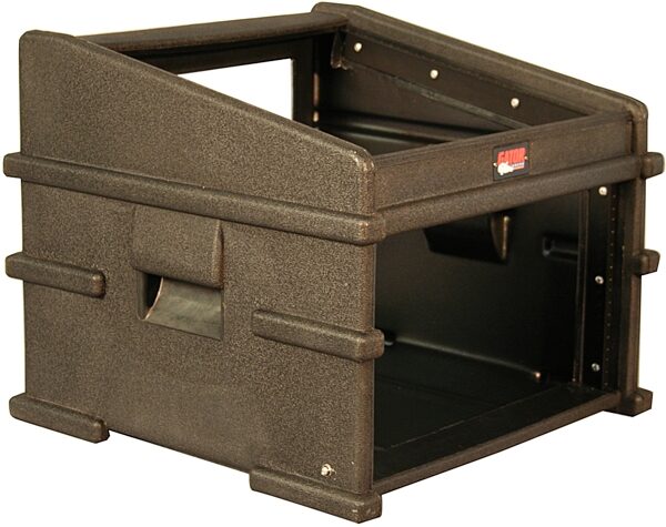 open zoom image for Gator GDJ10X6 Slant Top Console Mixer Station Rack Case, Side View