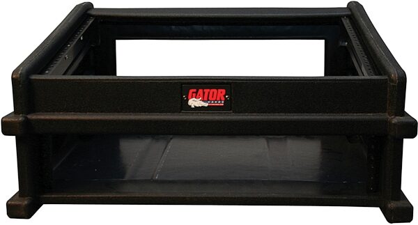 open zoom image for Gator GDJ8X2 Slant Top Console Mixer Station Rack Case, Front