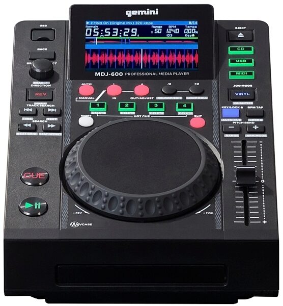 open zoom image for Gemini MDJ-600 CD USB Media Player and MIDI Controller, New, Main