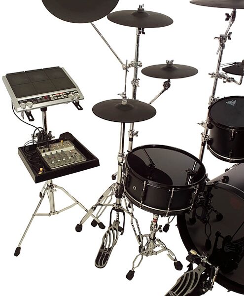 open zoom image for Gibraltar GEMS Electronic Mounting Station Stand, In Use 1