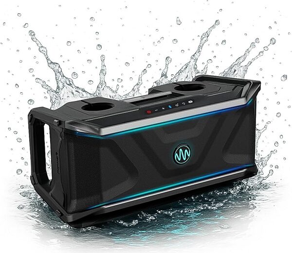 open zoom image for Gemini SOSP-600 SoundSplash Floating Bluetooth Speaker, New, Action Position Back