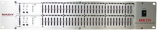 open zoom image for Nady GEQ231 Dual 31-Band Graphic Equalizer, Main