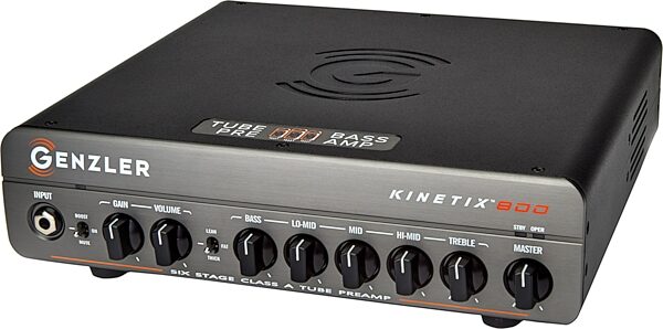 open zoom image for Genzler Kinetix 800 Bass Amplifier Head (800 Watts), New, Action Position Back