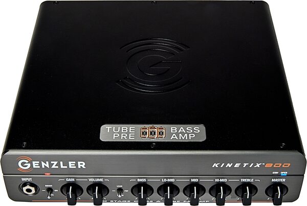 open zoom image for Genzler Kinetix 800 Bass Amplifier Head (800 Watts), New, Action Position Back