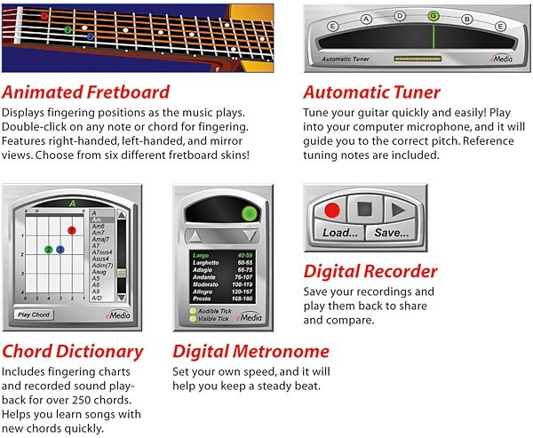 open zoom image for eMedia Guitar for Dummies, Tools