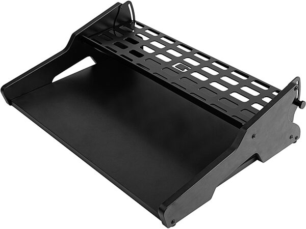 open zoom image for Gator Frameworks Synth Oasis 32 Multi-Tier Keyboard Stand with 1U Rack Space, Black, Action Position Back