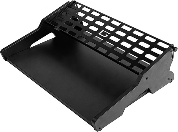 open zoom image for Gator Frameworks Synth Oasis 32 Multi-Tier Keyboard Stand with 1U Rack Space, Black, Action Position Back