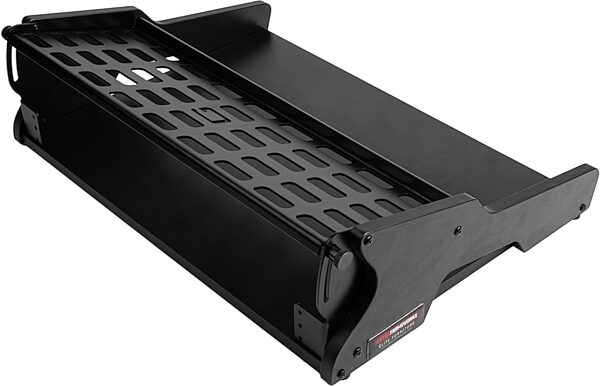 open zoom image for Gator Frameworks Synth Oasis 32 Multi-Tier Keyboard Stand with 1U Rack Space, Black, Action Position Back