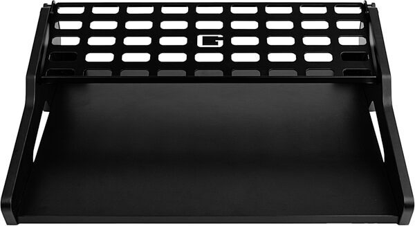 open zoom image for Gator Frameworks Synth Oasis 32 Multi-Tier Keyboard Stand with 1U Rack Space, Black, Action Position Back