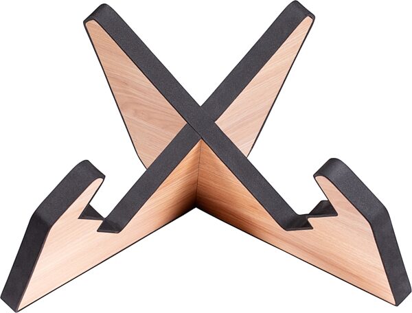 open zoom image for Gator Frameworks Elite Series Guitar Furniture X Stand, Maple, Open Box (Like New), Action Position Back