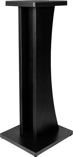 open zoom image for Gator Elite Series Studio Monitor Stand, Single Stand, Black, Angle