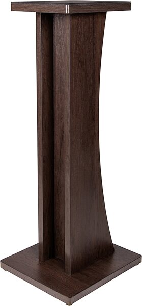 open zoom image for Gator Elite Series Studio Monitor Stand, Pair, Brown, Angle