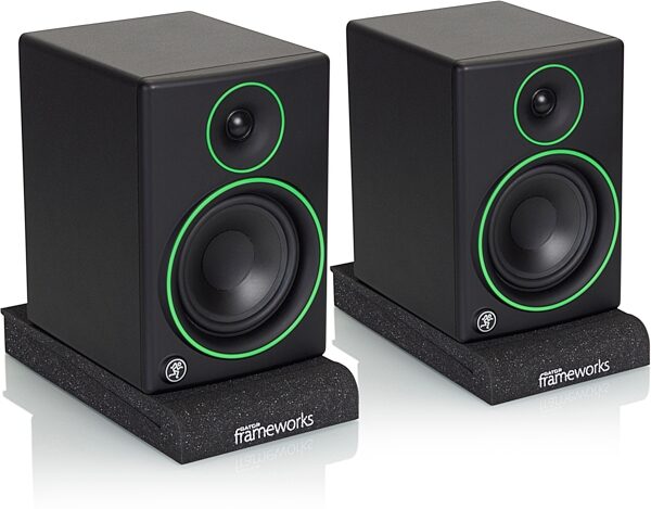 open zoom image for Gator GFW-ISOPAD Studio Monitor Isolation Pads, Small, GFW-ISOPAD-SM, Action Position Side