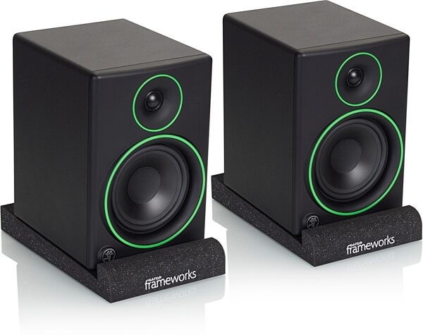 open zoom image for Gator GFW-ISOPAD Studio Monitor Isolation Pads, Small, GFW-ISOPAD-SM, Action Position Side